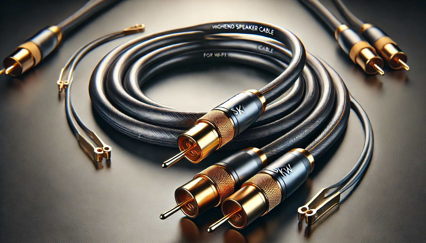 kabel audiofilski sk wysokiej jakości pozłacany w promocji